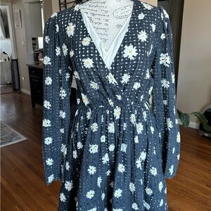 Maje White Eyelet Lace Top with White Lining